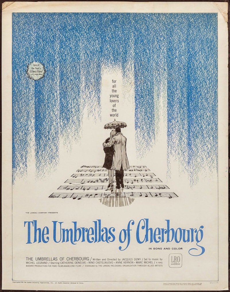 THE UMBRELLAS OF CHERBOURG - American Poster 1